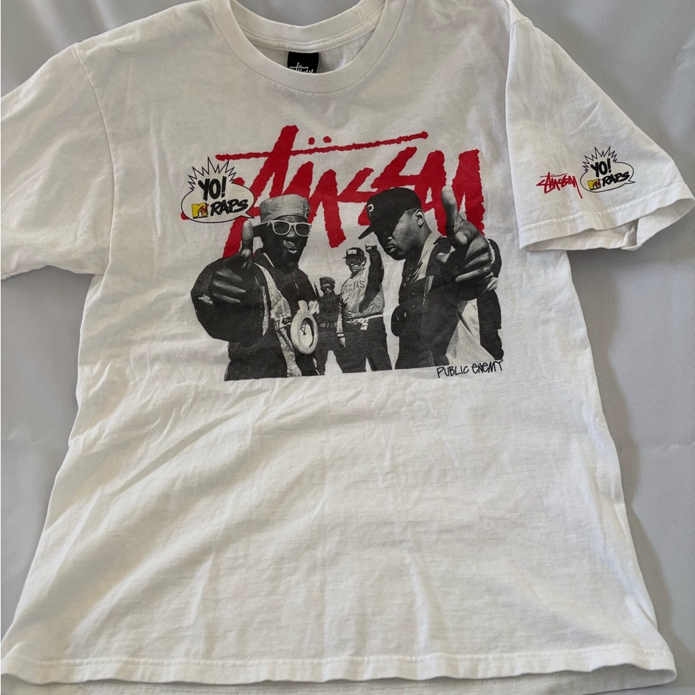 VINTAGE Stussy x Public Enemy YO MTV RAPS series